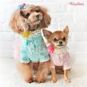 Wooflink Dream Girls Shirt in Mint - Posh Puppy Boutique