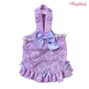 Wooflink Hello Sunshine Mini Dress- Purple - Posh Puppy Boutique