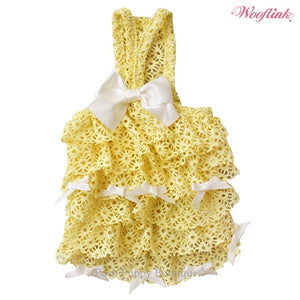 Wooflink SUGARLICIOUS Dress- Yellow - Posh Puppy Boutique