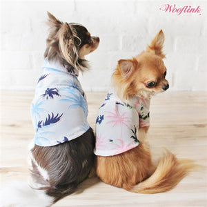Wooflink My Vacation Shirt - Blue - Posh Puppy Boutique