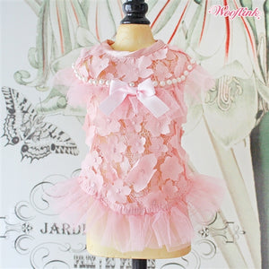 Wooflink Bring Me Flowers Mini Dress in Pink - Posh Puppy Boutique