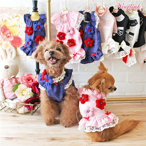 Wooflink Flower Girl - Pink - Posh Puppy Boutique