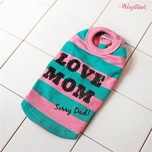 Love Mom in Pink - Posh Puppy Boutique