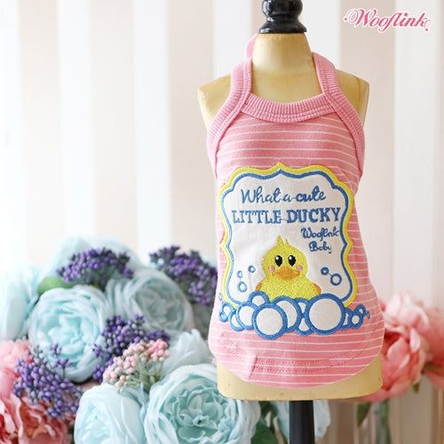 Wooflink What A Cute Little Ducky Top in Pink