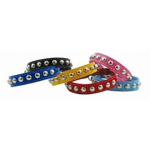 Studded Leather Collars - Many Colors - Posh Puppy Boutique