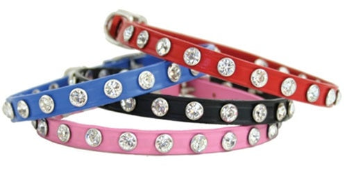 Minnie Maddie Collars with Swarovski Crystals - Many Colors