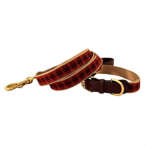 New Red Plaid American Traditions Collection Collars
