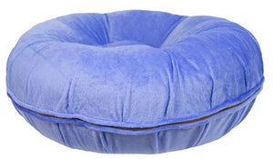Bagel Bed in Periwinkle - Posh Puppy Boutique