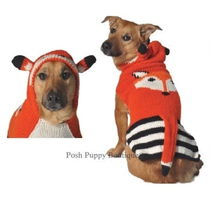 Foxy Hoodie Sweater - Posh Puppy Boutique
