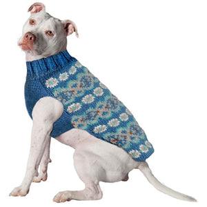 Teal Fairisle Alpaca Sweater - Posh Puppy Boutique