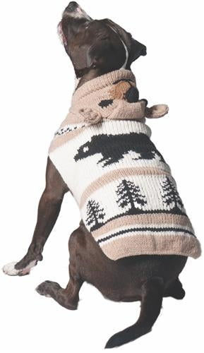 Brown Bear Hoodie Sweater - Posh Puppy Boutique