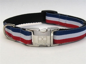 Patriotic Pooch Collection Collar- All Metal Buckles - Posh Puppy Boutique