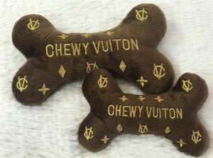 Chewy Vuiton Bone Plush Toy - Posh Puppy Boutique