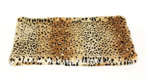 Brown Leopard All Plush Crate Liner Blanket - Posh Puppy Boutique