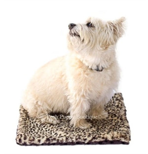 Brown Cheetah Minkie Binkie Blanket - Posh Puppy Boutique