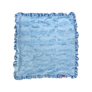 Furbaby Ruffled Blanket - Blue Bella - Posh Puppy Boutique