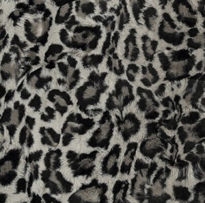 Leopard Blanket - Steel - Posh Puppy Boutique