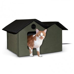 Extra-Wide Outdoor Kitty House - Posh Puppy Boutique