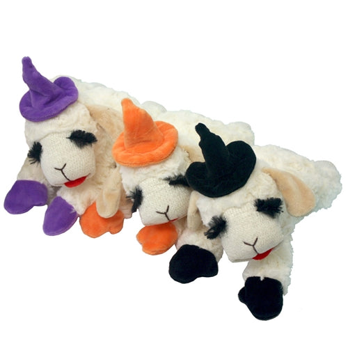 Halloween Lamb Chop w/ Witch Hat 6.5"