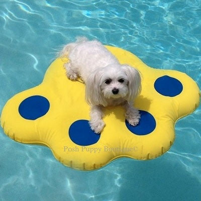 Inflatable Raft for Pool - Blue-Yellow