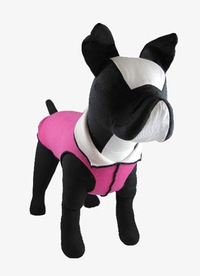 Reversible Double Fleece Coat in Pink/Fuchsia - Posh Puppy Boutique