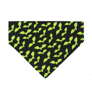 Neon Green Bats Dog Bandana - Posh Puppy Boutique