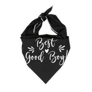 Best Good Boy! Classic Tie Dog Bandana - Posh Puppy Boutique