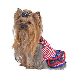 Striped Ruffle Dress - Posh Puppy Boutique