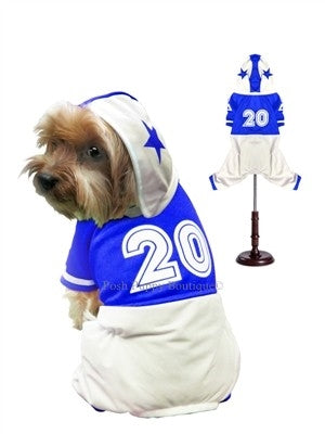 Football Costume- Blue - Posh Puppy Boutique
