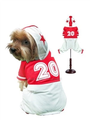 Football Costume- Red - Posh Puppy Boutique