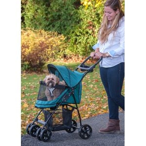 Happy Trails No Zip Lite Strollers- Pine Green - Posh Puppy Boutique