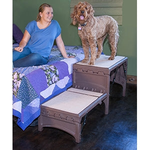 Free-Standing Foldable Pet Stair - Posh Puppy Boutique