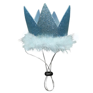 Party Crown in Blue - Posh Puppy Boutique