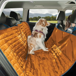 Loft Hammock Car Seat Cover - Reversible to Orange - Posh Puppy Boutique