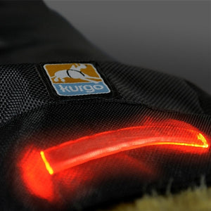 North Country Dog Coat with LED Safety Light - Black - Posh Puppy Boutique