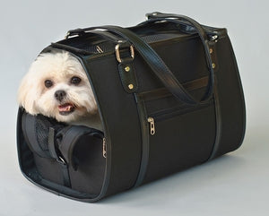 The Payton Carrier in Black - Posh Puppy Boutique