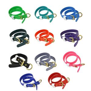 Biothane Single Layer Collar In Many Colors - Posh Puppy Boutique