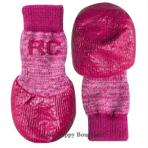 Pink Heather Sport PAWks - Anti-Slip Socks for Dogs - Posh Puppy Boutique