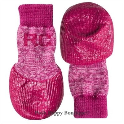 Pink Heather Sport PAWks - Anti-Slip Socks for Dogs