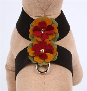 Susan Lanci Autumn Flowers Tinkie Harness - Posh Puppy Boutique