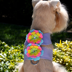 Susan Lanci Fantasy Flower Collection Tinkie Harness-French Lavender - Posh Puppy Boutique