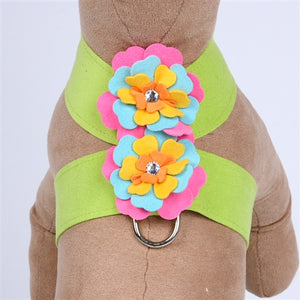 Susan Lanci Fantasy Flower Collection Tinkie Harness-Kiwi - Posh Puppy Boutique