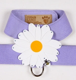 Susan Lanci Tinkie Large Daisy Collection Tinkie Ultrasuede Harnesses - Posh Puppy Boutique