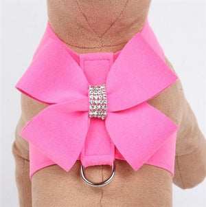 Susan Lanci Nouveau Bow Tinkie Harnesses in Many Colors - Posh Puppy Boutique