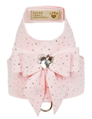 Susan Lanci Bailey Harness - Silver Stardust & Tail Bow in Many Colors - Posh Puppy Boutique
