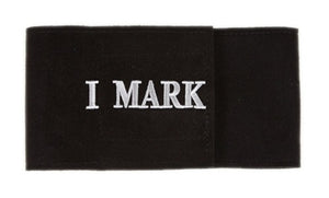 Susan Lanci Black- I Mark Wizzers Bellyband in Black - Posh Puppy Boutique