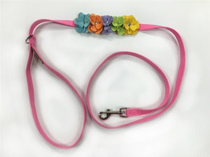 Susan Lanci Rainbow Tinkies Garden Dog Leash - Posh Puppy Boutique