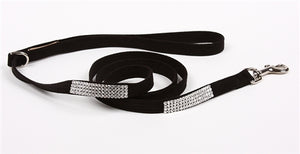 Susan Lanci Giltmore Crystal 4 Row Collection 4' Leash in Many Colors - Posh Puppy Boutique