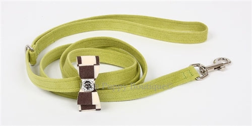 Susan Lanci Windsor Check Biw Bow Collection Leash- Many Colors