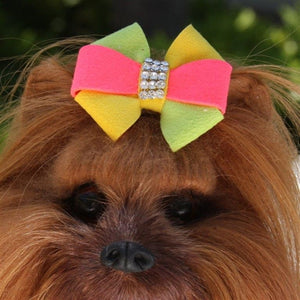 Susan Lanci Angela Hair Bow - Posh Puppy Boutique